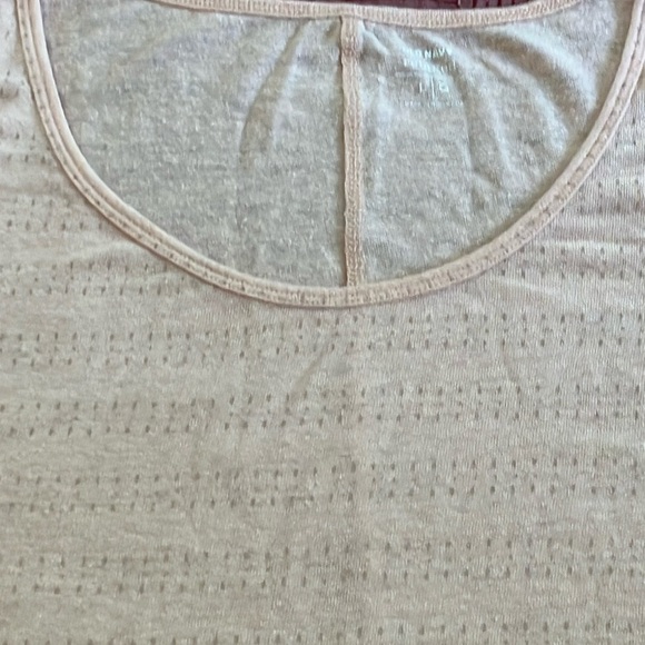 Linen blend light peach tank top by Old Navy Top Sleeveless Style - Picture 5 of 16